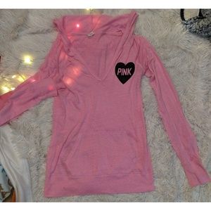 Victoria's Secret PINK v-neck Hoodie